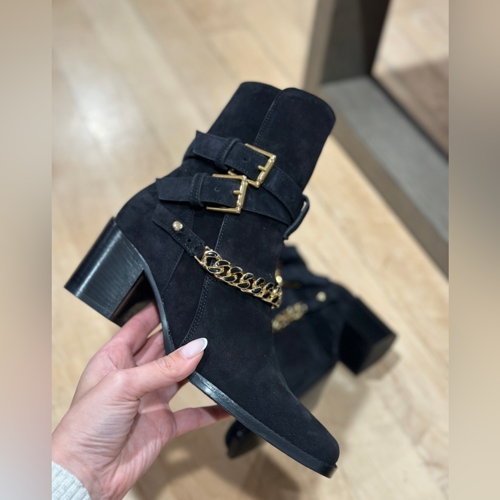 Amiri black suede boots size 35. New in box!
